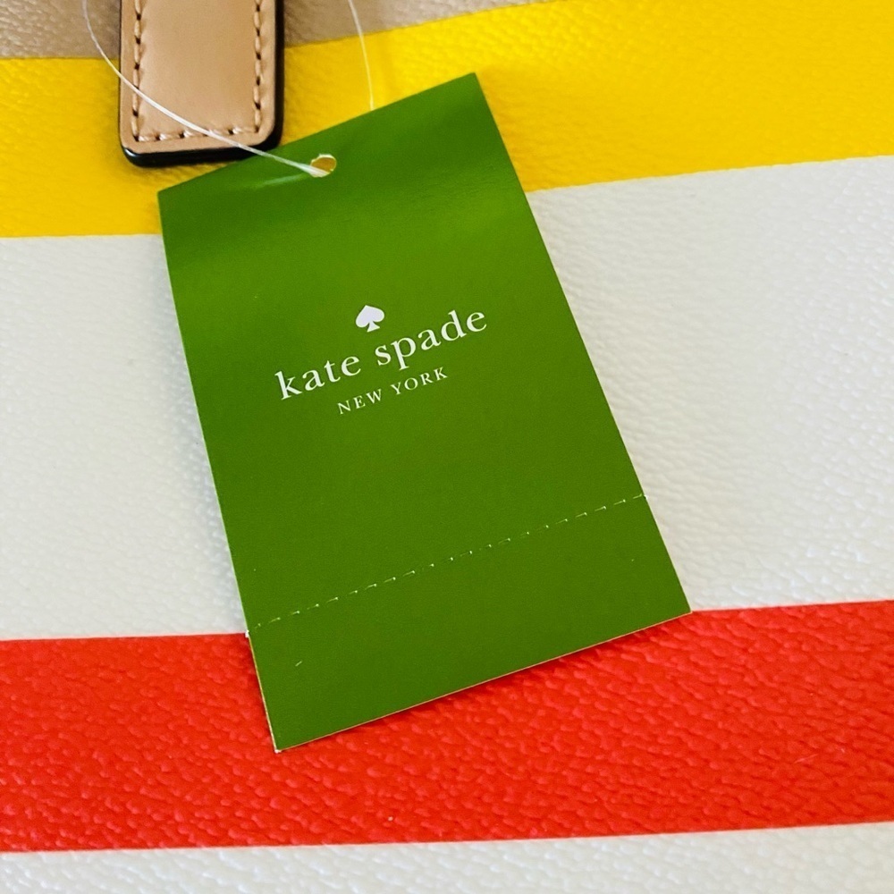 Rare kate spade Eden Street Margareta Tote Bag, Dune Stripe - Picture 14 of 16